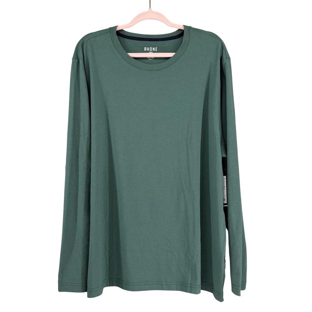 Rhône Reign Soft Element long sleeve Green T-shirt XXL NWT